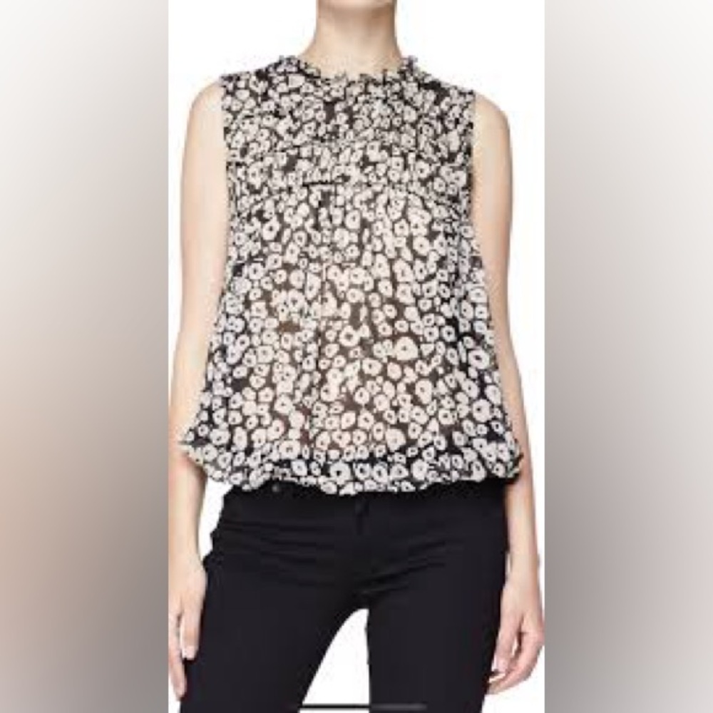 Burberry Brit Floral Silk Blouse XL - Picture 2 of 8